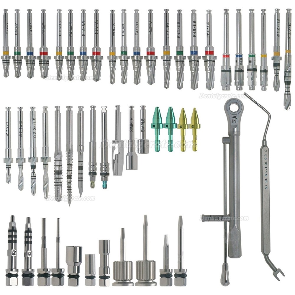 Universal Implantat Konus Chirurgie Set F&uuml;hrungsspiralbohrer-Instrumente Hiossen OSSTEM-Stil